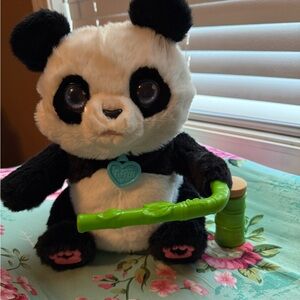 FurReal Black and White Panda Plush Toy